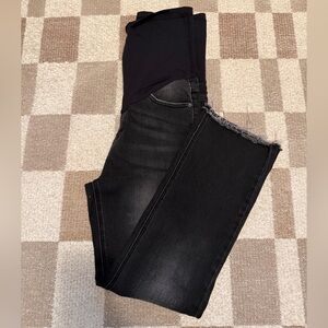 Stylish Black Women's Maternity Jeans